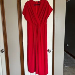 **NWOT**SHEIN Vibrant Red Jumpsuit